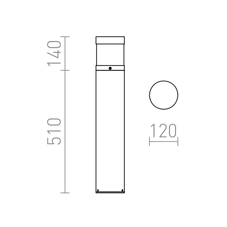 RED - Design Rendl - R12626 - LED Välivalgusti ABAX LED/15W/230V IP54 antratsiit