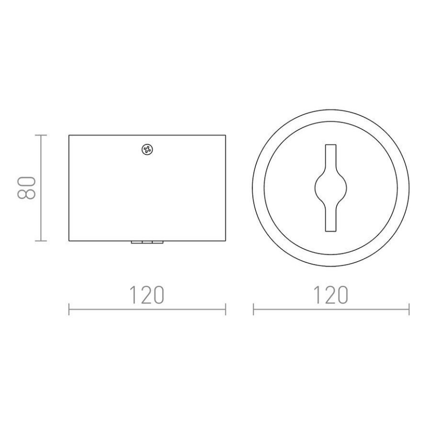RED - Design Rendl - R12633 - LED Hämardatav kohtvalgusti KELLY LED/15W/230V valge