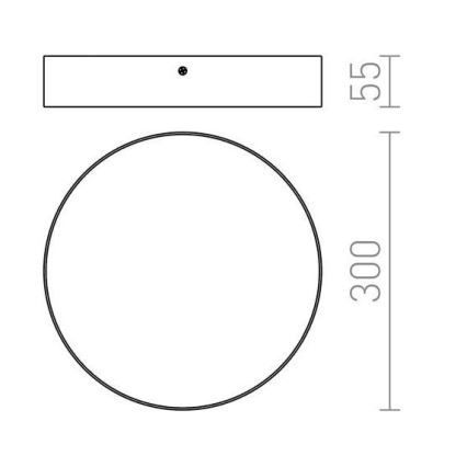 RED - Design Rendl - R12845 - LED Laevalgusti LARISA LED/30W/230V kuldne