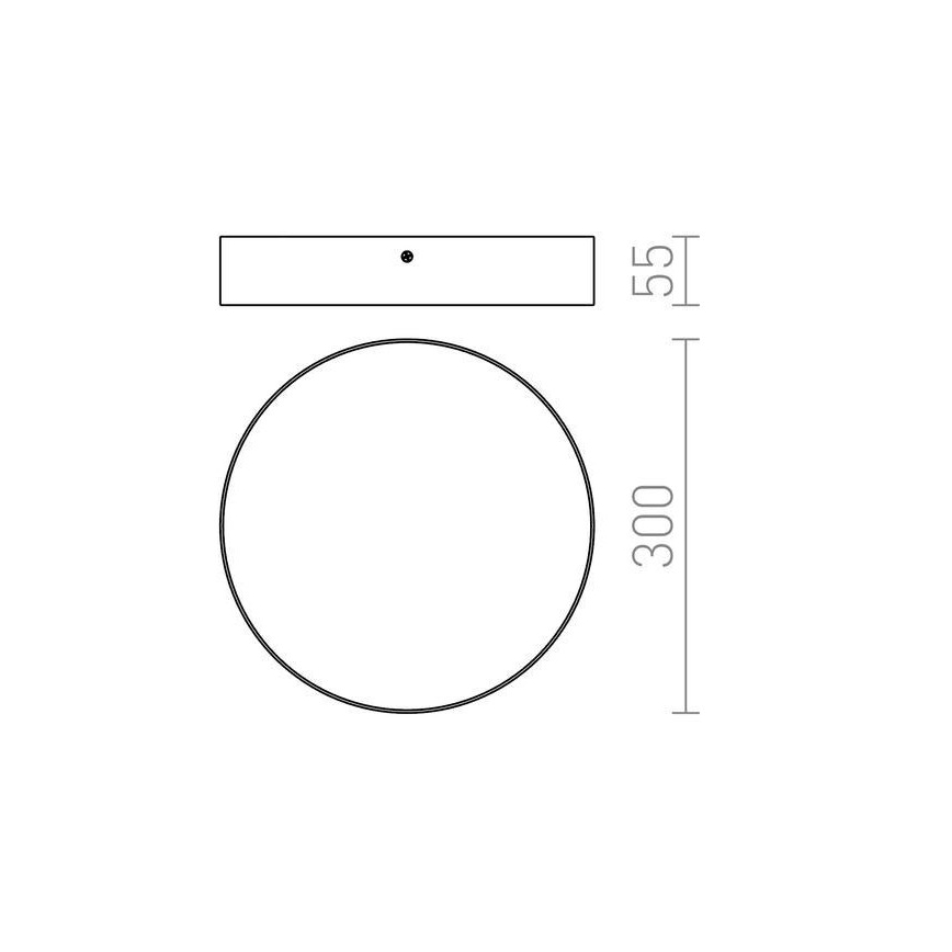 RED - Design Rendl - R12845 - LED Laevalgusti LARISA LED/30W/230V kuldne