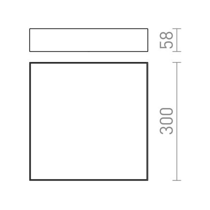 RED - Design Rendl - R12850 - LED Laevalgusti LARISA LED/30W/230V valge