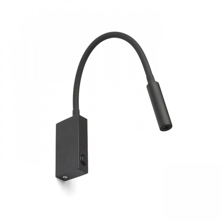 RED - Design Rendl - R12945 - LED Paindlik väike lamp EKE LED/3W/230V must