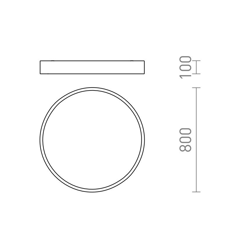 RED - Design Rendl - R13334 - LED Laevalgusti MEZZO LED/100W/230V valge