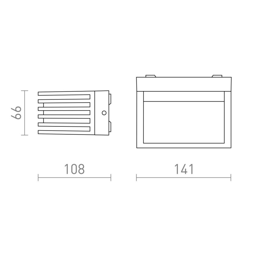 RED -Design Rendl - R13564- LED Väli seinavalgusti CLAIRE LED/6W/230V IP54