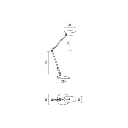 Redo 01-1036 - LED Laualamp KEPLER VEIOZA LED/6.5W/230V