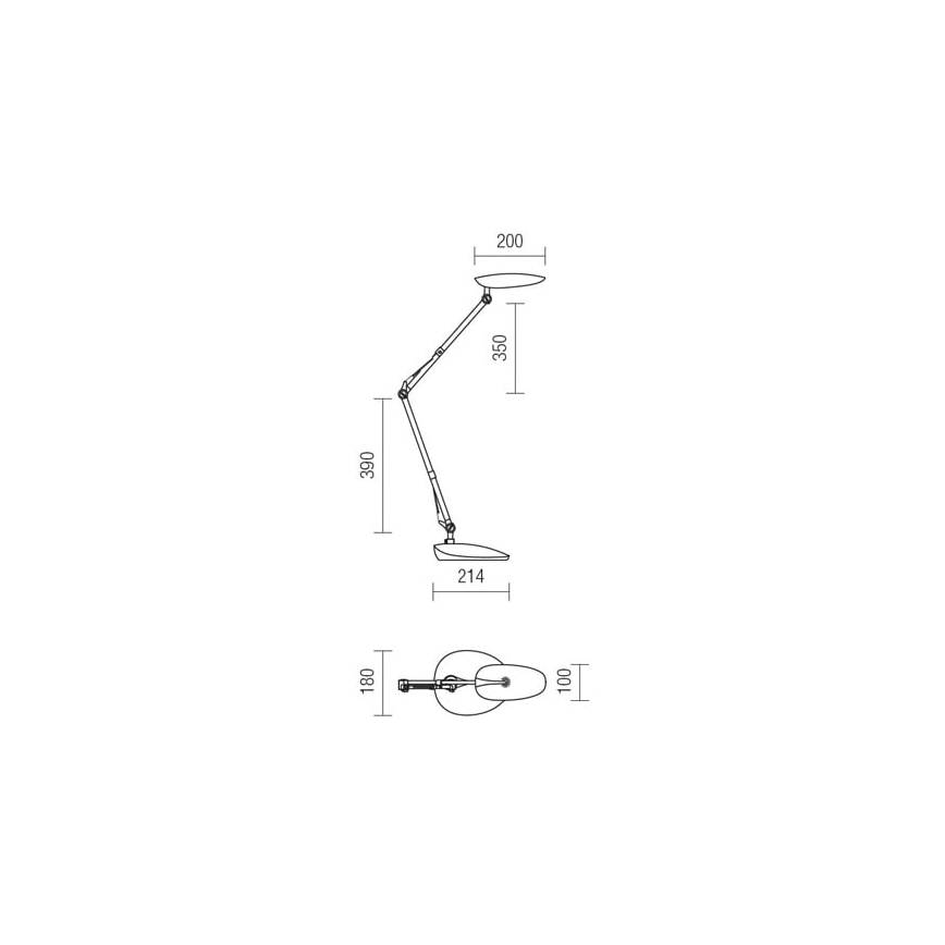Redo 01-1036 - LED Laualamp KEPLER VEIOZA LED/6.5W/230V