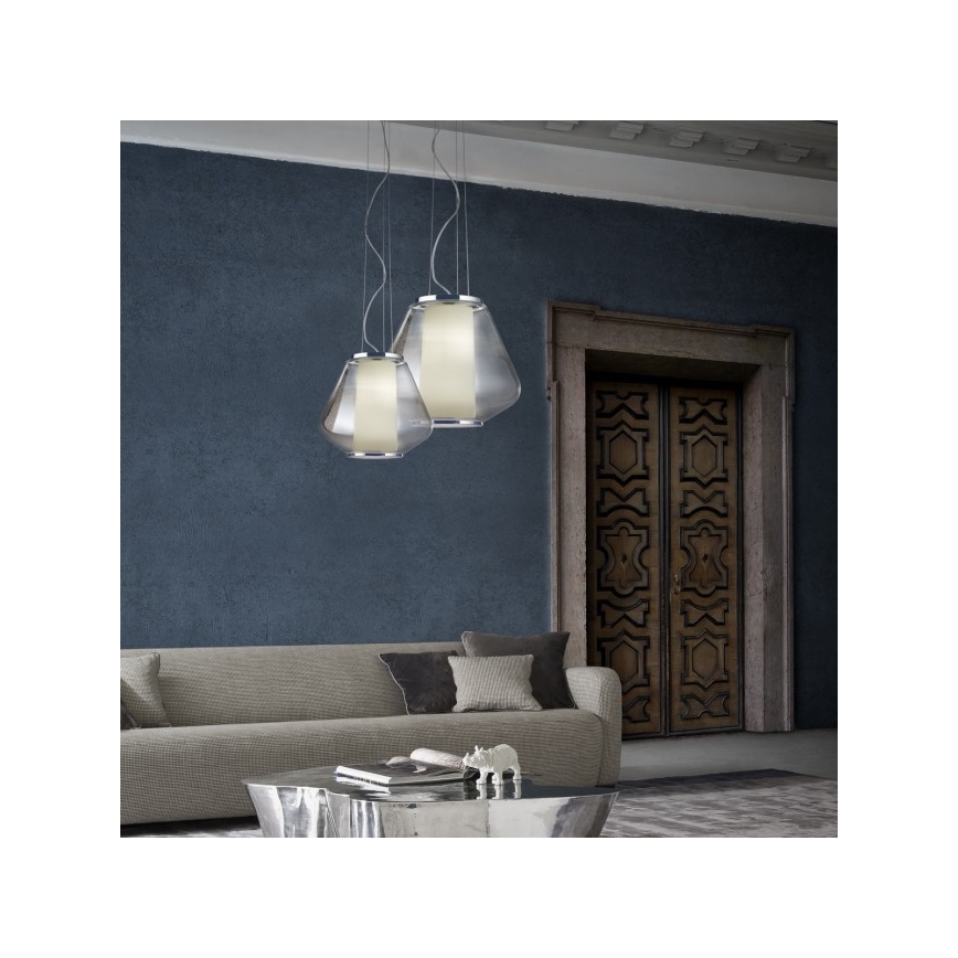 Redo 01-1140 - Lühter FUSION 1xE27/42W/230V d. 38 cm hall