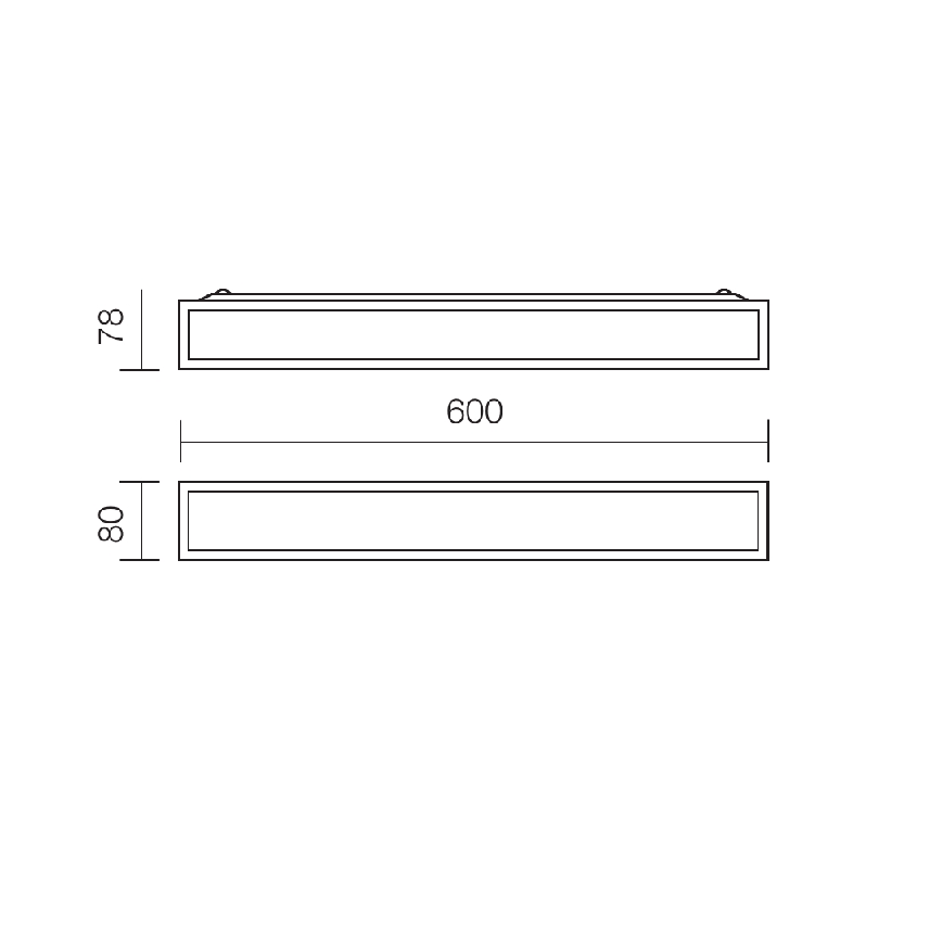 Redo 01-1233 - Seinavalgusti vannituppa EGO 3xE14/28W/230V IP44
