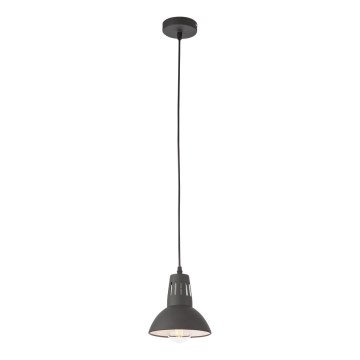 Redo 01-1279 - Ripatsvalgusti juhtmel PEEP 1xE27/42W/230V läbimõõt 16,5 cm must