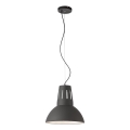 Redo 01-1281 - Rippvalgusti kaabliga PEEP 1xE27/42W/230V läbimõõt 34,5 cm must