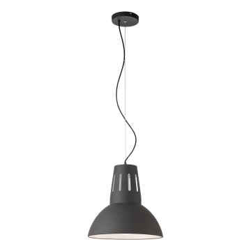 Redo 01-1281 - Rippvalgusti kaabliga PEEP 1xE27/42W/230V läbimõõt 34,5 cm must