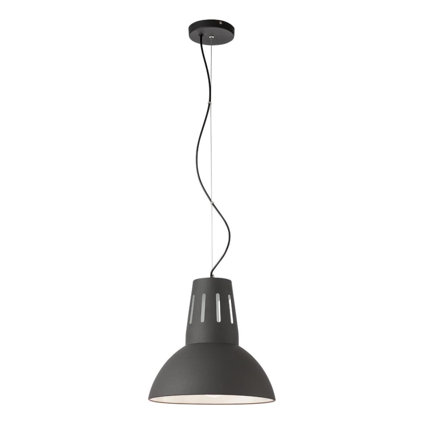 Redo 01-1281 - Rippvalgusti kaabliga PEEP 1xE27/42W/230V läbimõõt 34,5 cm must