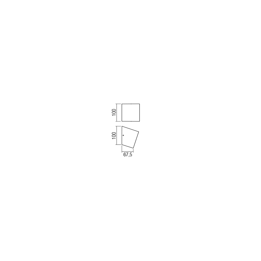 Redo 01-1317 - LED Seinavalgusti TOBIKO LED/6W/230V CRI 90 valge