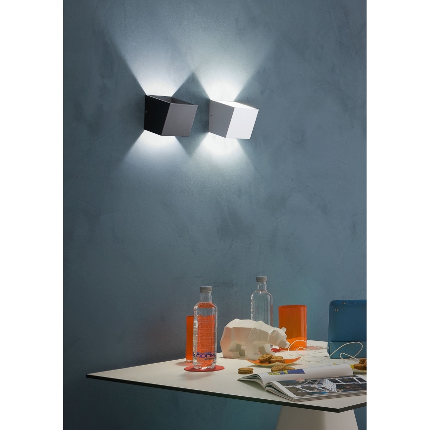 Redo 01-1318 - LED Seinavalgusti TOBIKO LED/6W/230V CRI 90 must