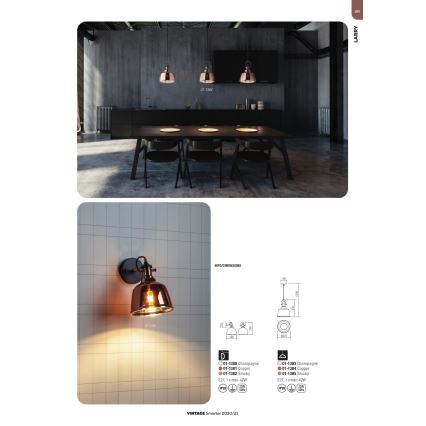 Redo 01-1381 - Seinavalgusti LARRY 1xE27/42W/230V