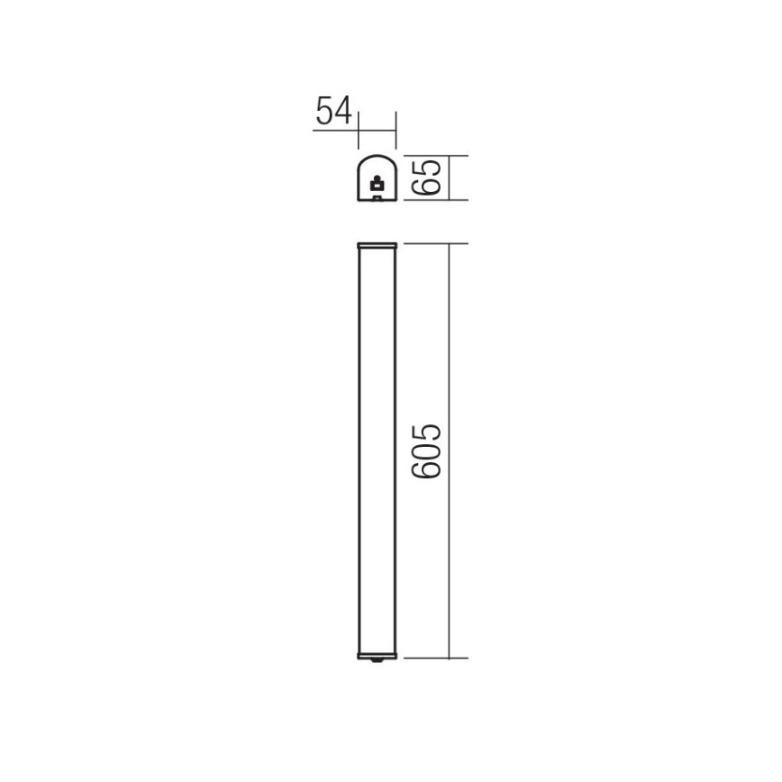 Redo 01-1392 - LED Seinavalgusti vannituppa MARKER LED/10W/230V IP44