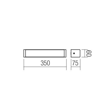 Redo 01-1423 - LED Seinavalgusti vannituppa LEDO LED/8W/230V IP44