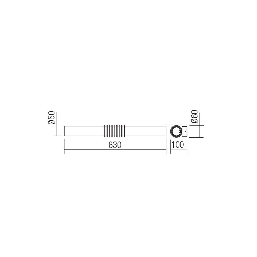 Redo 01-1431 - LED Seinavalgusti AVANCE LED/14W/230V 63 cm valge