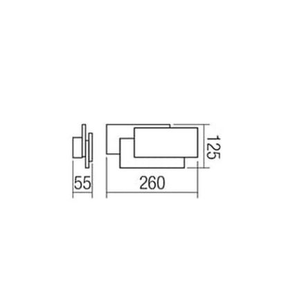 Redo 01-1444 - LED-seinavalgusti GAMER 1xLED/12W/230V