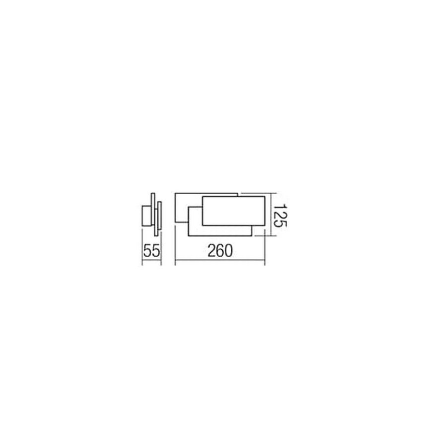 Redo 01-1444 - LED-seinavalgusti GAMER 1xLED/12W/230V