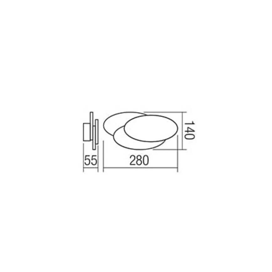 Redo 01-1445 - LED-seinavalgusti GAMER 1xLED/12W/230V