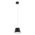 Redo 01-1496 - LED-lühter riputuskaablil LOLLI LED/6W/230V, läbimõõt 14 cm, must