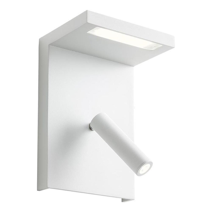 Redo 01-1499 - LED Kohtvalgusti seinale AGOS LED/6W/230V + LED/3,2W USB valge