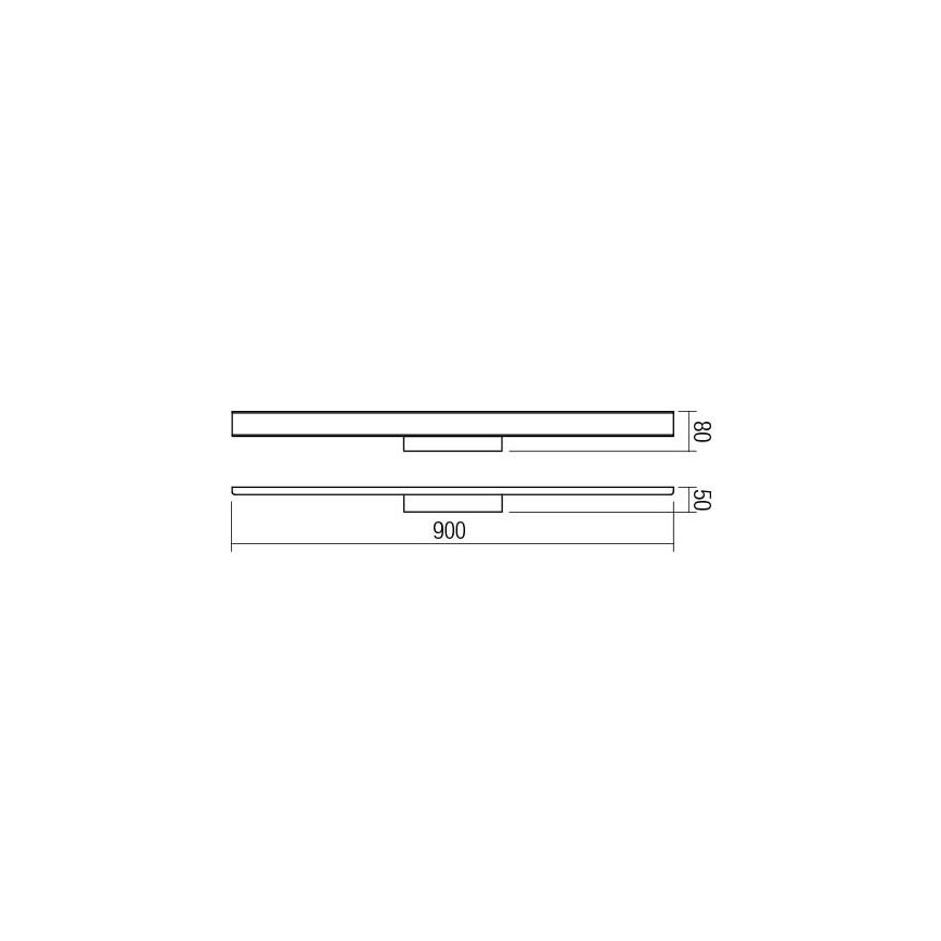 Redo 01-1527 - LED-peeglivalgusti vannituppa DAO 1xLED/36W/230V IP44