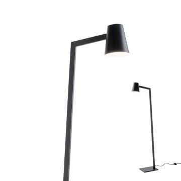 Redo 01-1557 - Põrandalamp MINGO 1xE27/42W/230V, must