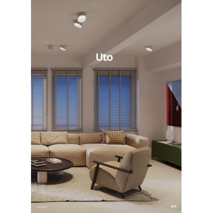 Redo 01-1627 - LED punktvalgusti UTO LED/12W/230V Ø 12 cm valge