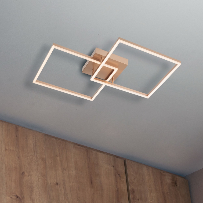 Redo 01-1643 - Hämardatav laelamp KLEE LED/57W/230V kuldne