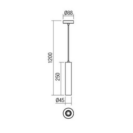 Redo 01-1659 - Lühter GOSSIP 1xE27/42W/230V