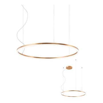 Redo 01-1713 - Hämardatav LED-lühter riputuskaabliga ORBIT LED/55W/230V pronks