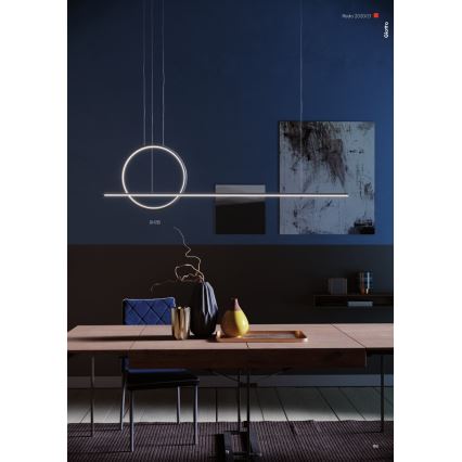Redo 01-1735 - LED Hämardatav lühter GIOTTO LED/46W/230V must