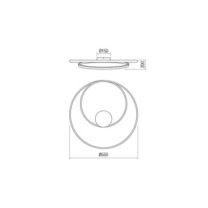 redo 01-1791 - hämardatav LED laevalgusti TORSION 1xLED/30W/230V