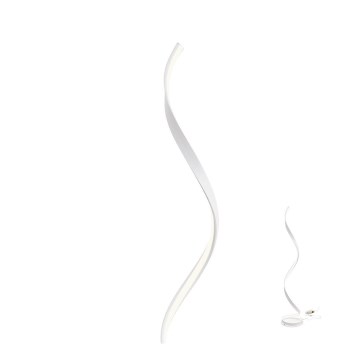 Redo 01-1797 - LED-hämardatav põrandalamp TORSION LED/24W/230V valge