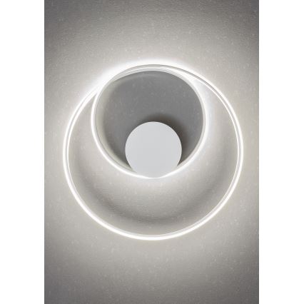 Redo 01-1886 - LED-hämardatav laevalgusti TORSION LED/29W/230V 4000K Ø 55 cm valge
