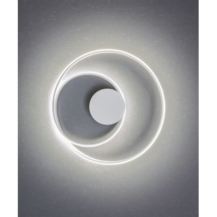 Redo 01-1886 - LED-hämardatav laevalgusti TORSION LED/29W/230V 4000K Ø 55 cm valge
