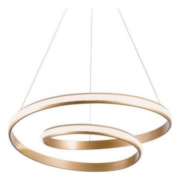 Redo 01-1889 - TORSION LED hämardatav rippvalgusti kaablil LED/29W/230V 4000K Ø 55 cm pronks