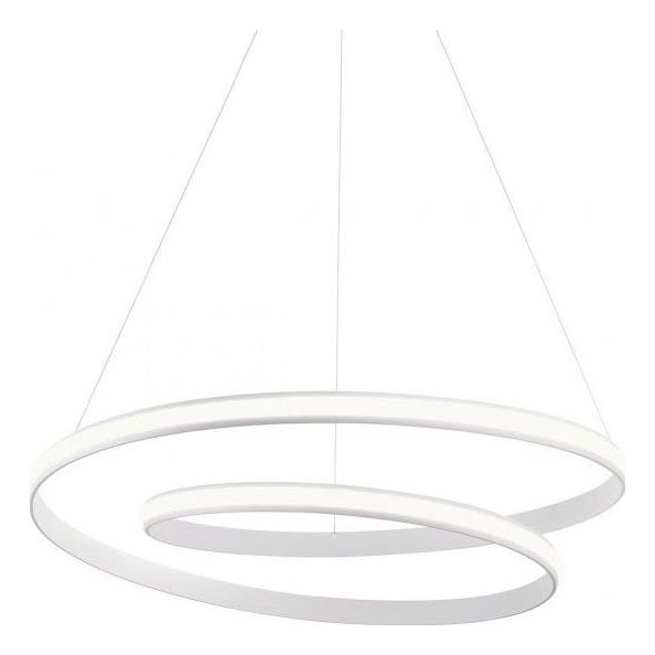 Redo 01-1890 - Hämardatav LED-rippvalgusti kaablil TORSION LED/35W/230V, läbimõõt 75 cm, valge