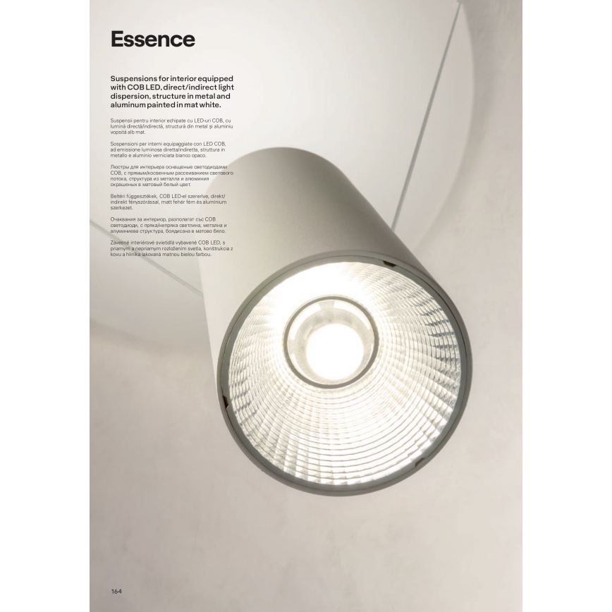Redo 01-1970 - LED Hämardatav lühter ESSENCE LED/24W/230V CRI 90 3000K valge