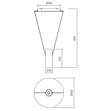 Redo 01-1970 - LED Hämardatav lühter ESSENCE LED/24W/230V CRI 90 3000K valge