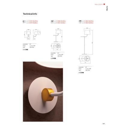 Redo 01-1981 - Laualamp MORRIS 1xE27/42W/230V must