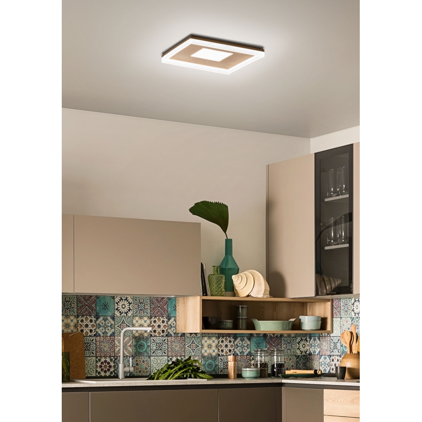 Redo 01-2000 - LED hämardatav laelamp MAYA LED/55W/230V 51x51 cm kuldne