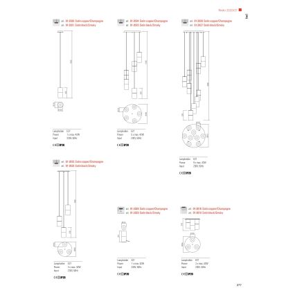 Redo 01-2027 - Lühter IWI 9xE27/42W/230V must