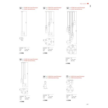 Redo 01-2027 - Lühter IWI 9xE27/42W/230V must