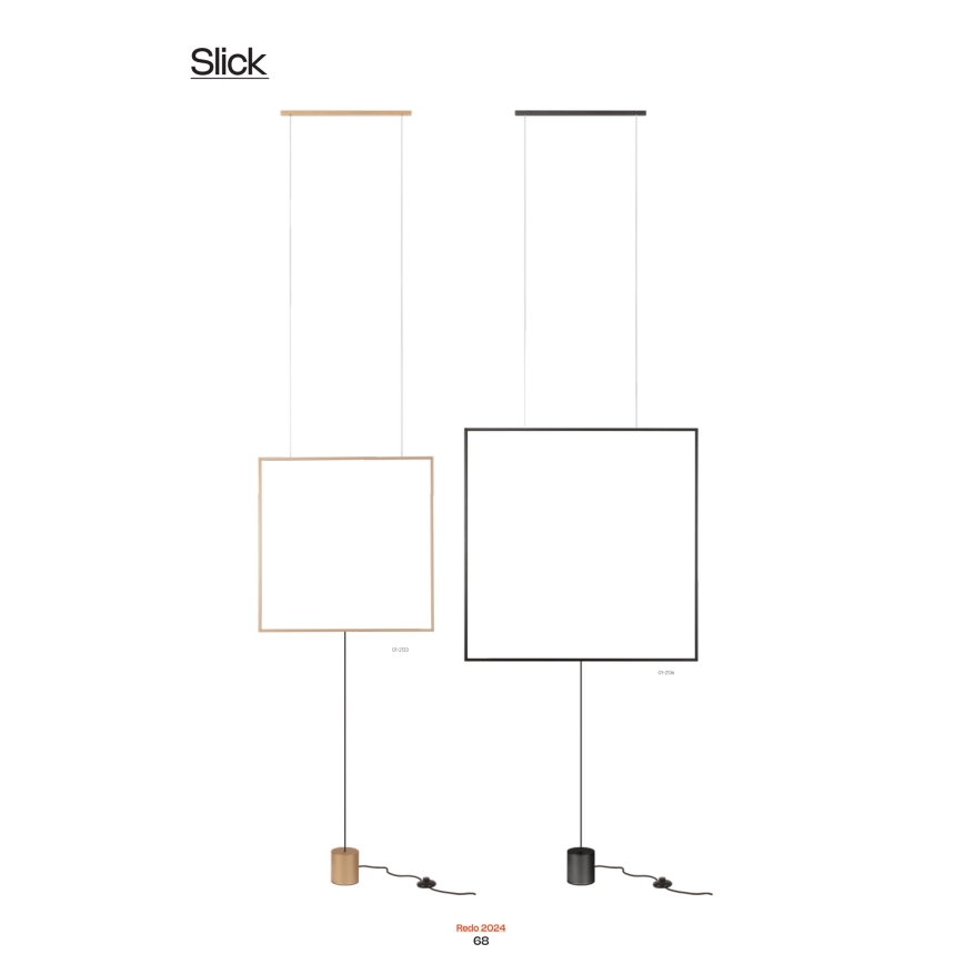 Redo 01-2134 - LED Põrandalamp SLICK LED/28W/230V must