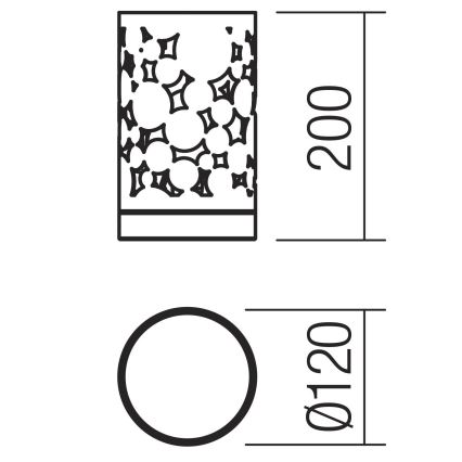 Redo 01-2142 - Laualamp MELIA 1xE14/28W/230V