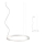 Redo 01-2202 - LED Lühter UNION LED/34W/230V CRI 90 3000K d. 60 cm valge