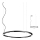 Redo 01-2207 - LED Lühter UNION LED/50W/230V CRI 90 3000K d. 90 cm must
